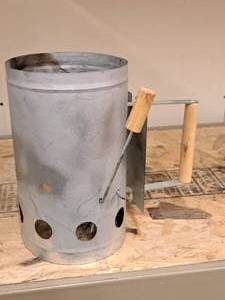 lot 120 image: Charcoal Chimney BBQ Starter Attachment