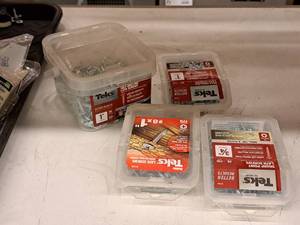 lot 249 image: Lot of (4) Boxes of Self Drilling Lath Screws