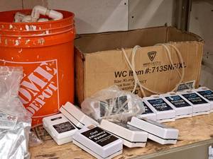 lot 269 image: Lot of  Assorted CLo2 Efficiency Boxes, Aeration Systems Boxes and Parts & Accessories