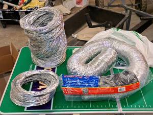 lot 290 image: Lot of (3) Aluminum Flex Ducting