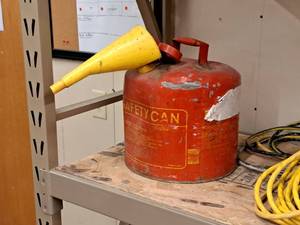 lot 312 image: Metal Gas Can