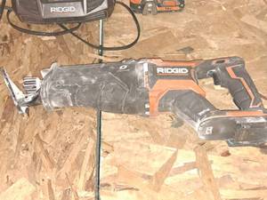 lot 322 image: Ridgid 18V Reciprocating Saw R8643