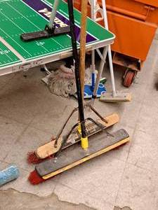 lot 366 image: Lot of (2) Push Brooms
