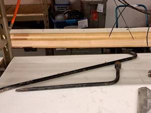 lot 383 image: (1) 36 Pry Bar and (1) 22 Tire Iron