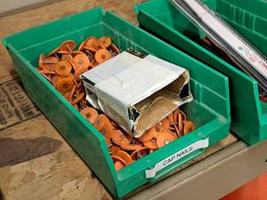 lot 390 image: Lot of (1 Bin) Cap Nails