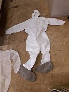 lot 462 image: Lot of (1 Case) Shieldtech Microporous 35 Size Small White Microporous Film Liquid And Particulate Protection Coverall with Hood & Boot, Elastic Wrist 25-count ( 25 total items )