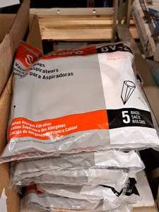 lot 467 image: Lot of (7 Bags) Sanitaire BV-3 Vacuum Bags 5-count ( 35 total items )