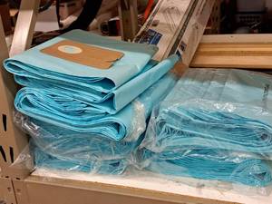 lot 468 image: Lot of (5 Bags) Disposable Vacuum Filter Bags 10-count ( 50 total items )