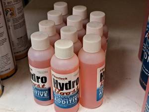 lot 489 image: Lot of (11) Fiberlock Technologies Hydro Boost Peroxide Cleaner Additive 4-oz Plastic Bottle
