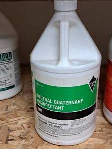 lot 503 image: Lot of (1) Tough Guys 1-Gallon Jug Neutral Quanternary Disinfectant 12M174