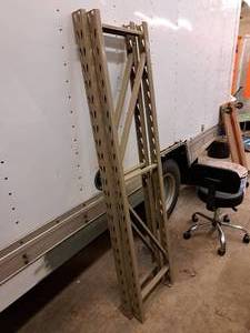 lot 529 image: Lot of (2) Pallet Racking Uprights 17x73