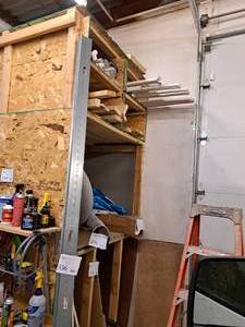 lot 554 image: Wooden Shelving Unit