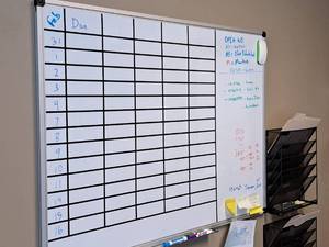 lot 573 image: Dry Erase Whiteboard