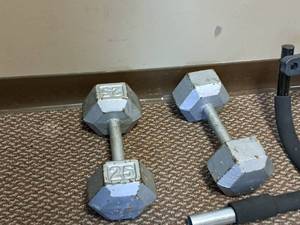 lot 575 image: Lot of (2) Dumbells