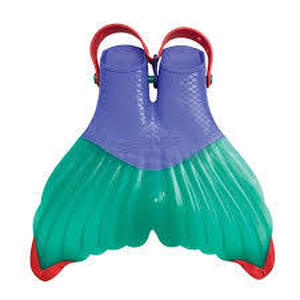 Finis Kids Mermaid Dream Fin - PurpleGreenRed