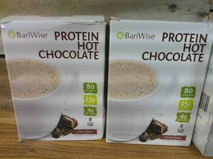 Set of 2 BariWise Protein Hot Chocolate and HMR 70 Plus Chocolate Shake and Pudding Mix