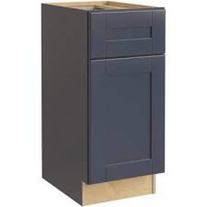 MillS Pride Richmond Shaker Rta Kitchen Cabinet, Valencia Blue, 18x34.5x24