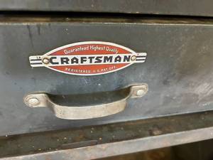 lot 51 image: Craftsman Tool Cart & Contents