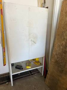 lot 54 image: Steel Cabinet & Contents
