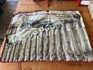 lot 96 image: Illinois Industrial Set of Wrenches