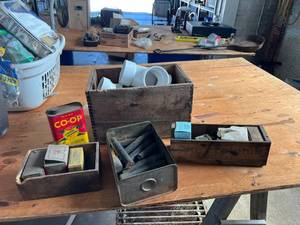 lot 120 image: Vintage Boxes & Cans with Contents