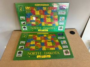 lot 205 image: 2 NOS ND Centennial Maps 13 x 20