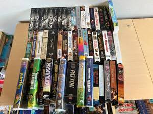 lot 227 image: VHS Tapes in Tote
