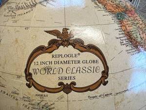 lot 251 image: 12 World Classic Series Globe on Stand
