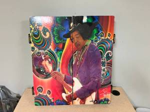 lot 292 image: Jimi Hendrix Dartboard