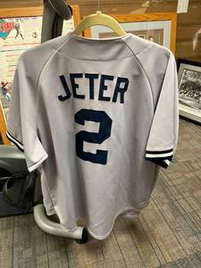 lot 306 image: Derek Jeter NY Yankees Size XL Jersey