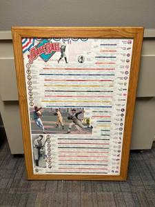lot 312 image: History of Baseball in The Major Leagues Artwork
