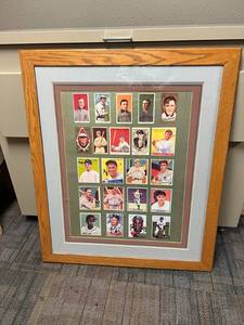 lot 314 image: Art Print of Vintage Baseball Cards