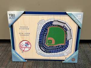 lot 316 image: Yankee Stadium 3D Stadium Replica Artwork