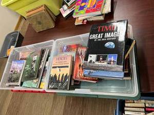 lot 419 image: 2 Totes of Books