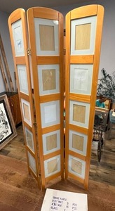 lot 453 image: 3 Panel Photo Room Divider