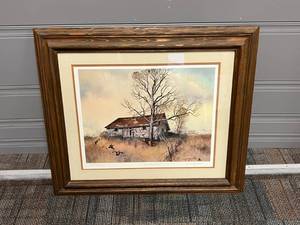 lot 481 image: Gary Miller The Stone Barn Artist Proof