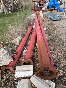 lot 561 image: 4 Vintage Street Light Poles - 29 Tall