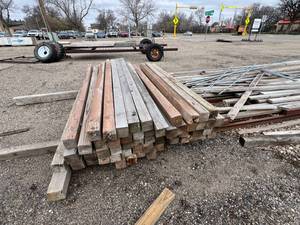 lot 573 image: Pile of 4x4 Lumber