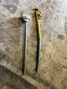 lot 626 image: Sledge Hammer & Pipe Wrench