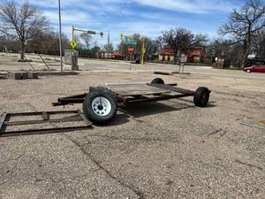 lot 634 image: Heavy Duty Trailer Frame, Misc Steel