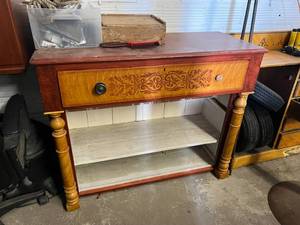 lot 644 image: Garage Cabinet & Everything on It