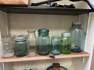 lot 692 image: Vintage Canning Jars