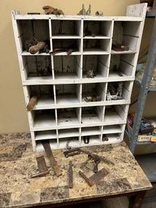 lot 701 image: Wood Rack & Contents