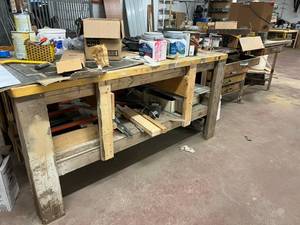lot 811 image: 2 Shop Benches & Everything on & Inside