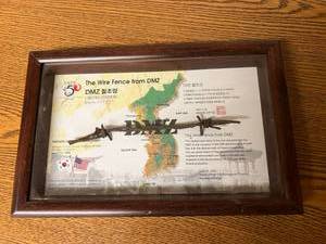 lot 723 image: Limited Edition The Wire Fence from DMZ, Korea