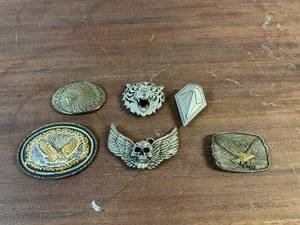 lot 733 image: Belt Buckles