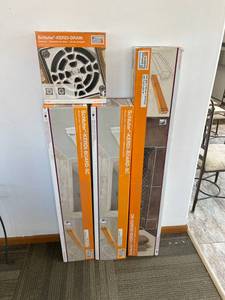 lot 748 image: NIB Kerdi-Board & Drain