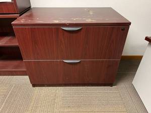 lot 829 image: Vertical File Cabinet