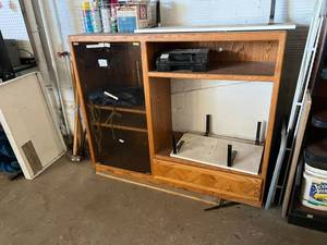 lot 844 image: Entertainment Cabinet & Everything On & In