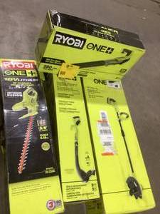 Lot of Assorted Lawn Care Items Various Models and Conditions Customer Returns See Pictures